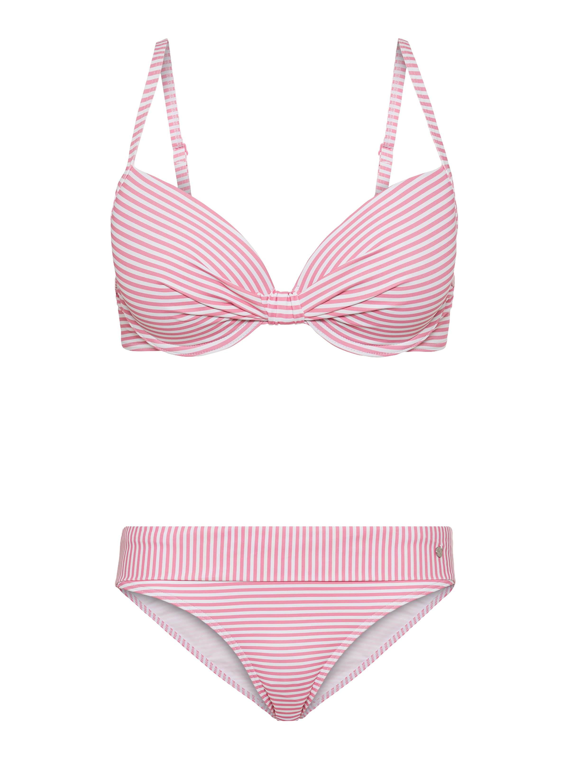 Push-up Bikini s.Oliver en rose : devant