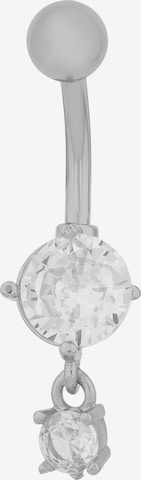 Akzent Piercings 'Zirkonia' in Silver: front