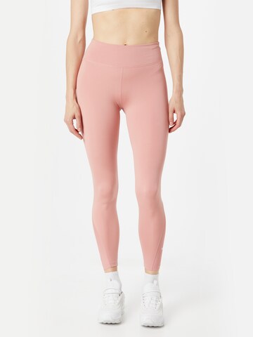 NIKE Skinny Sports trousers 'One' in Pink: front