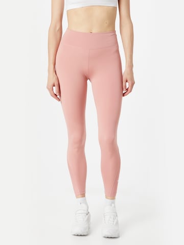 NIKE Skinny Sportsbukser 'One' i pink: forside