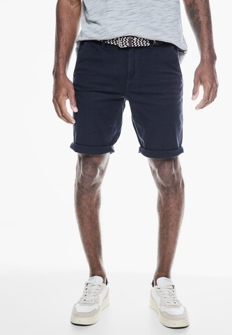 Street One MEN Regular Chinohose in Blau: Vorderseite