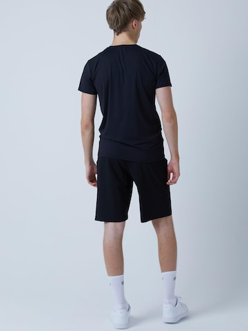 Regular Pantalon de sport 'Shorts' SPORTKIND en noir