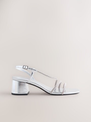 Next Босоножки в Серебристый