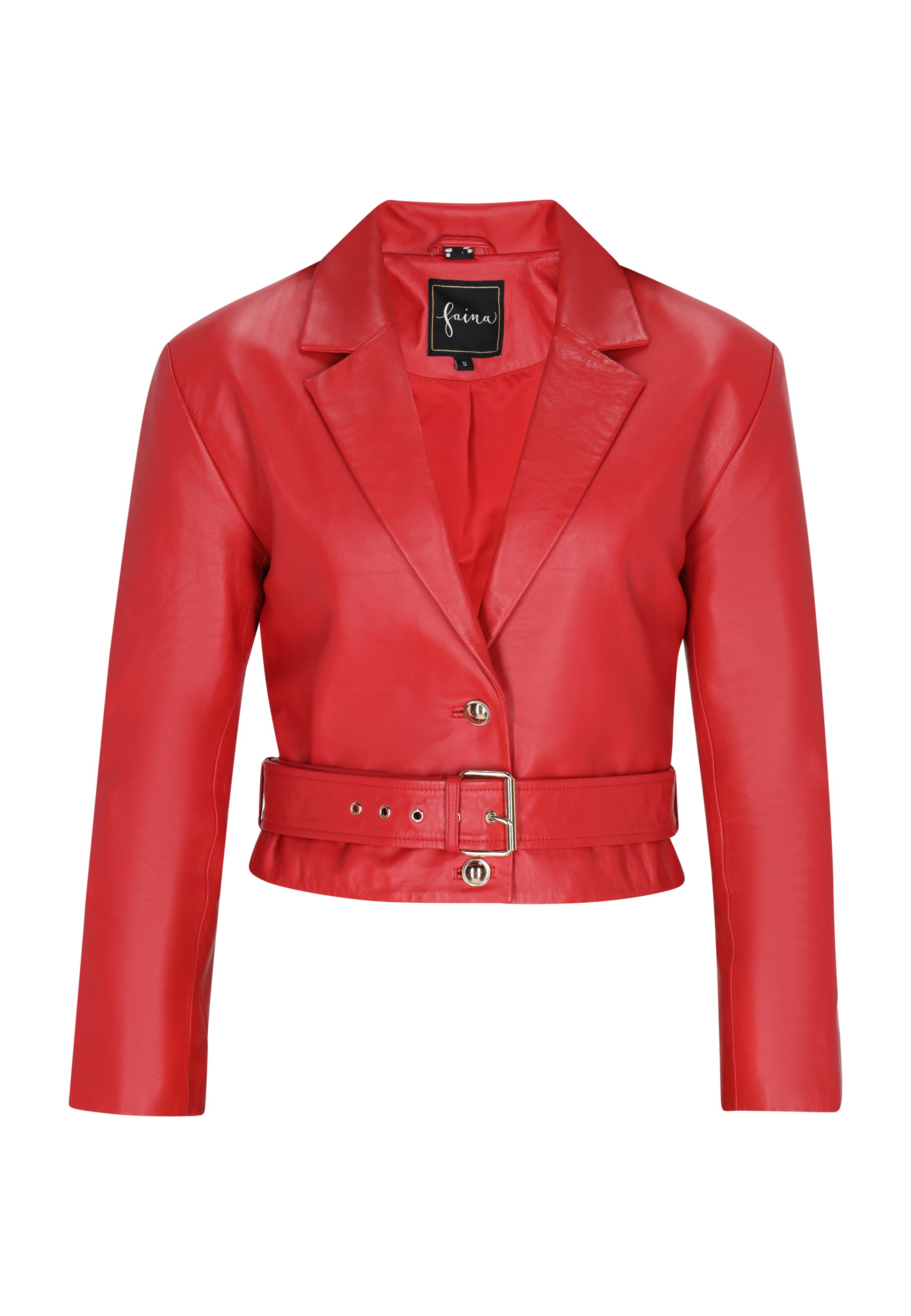 faina Přechodná bunda – červená: přední strana