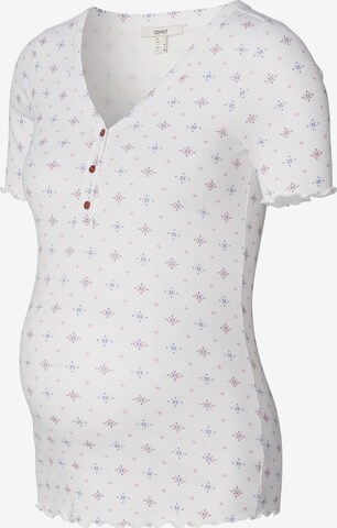 Esprit Maternity Shirt in Wit: voorkant