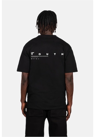 Lost Youth Shirt 'Dove' in Black