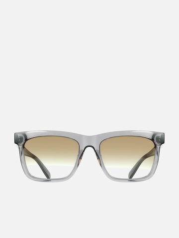 FERRAGAMO Zonnebril 'Ferragamo SF2113S Transparent sage 55/19/145 MAN Sunglasses' in Grijs: voorkant