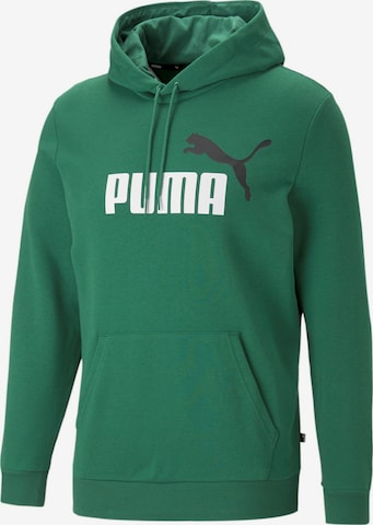 PUMA Athletic Sweatshirt in Green: front