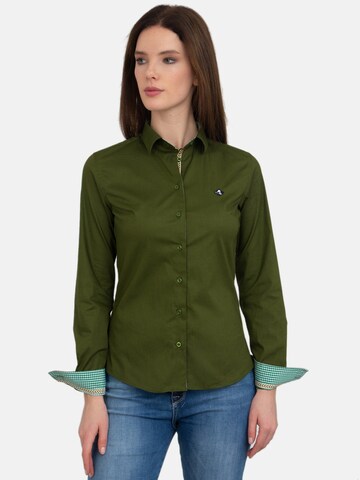 Sir Raymond Tailor Blouse 'Fitzroy' in Green: front