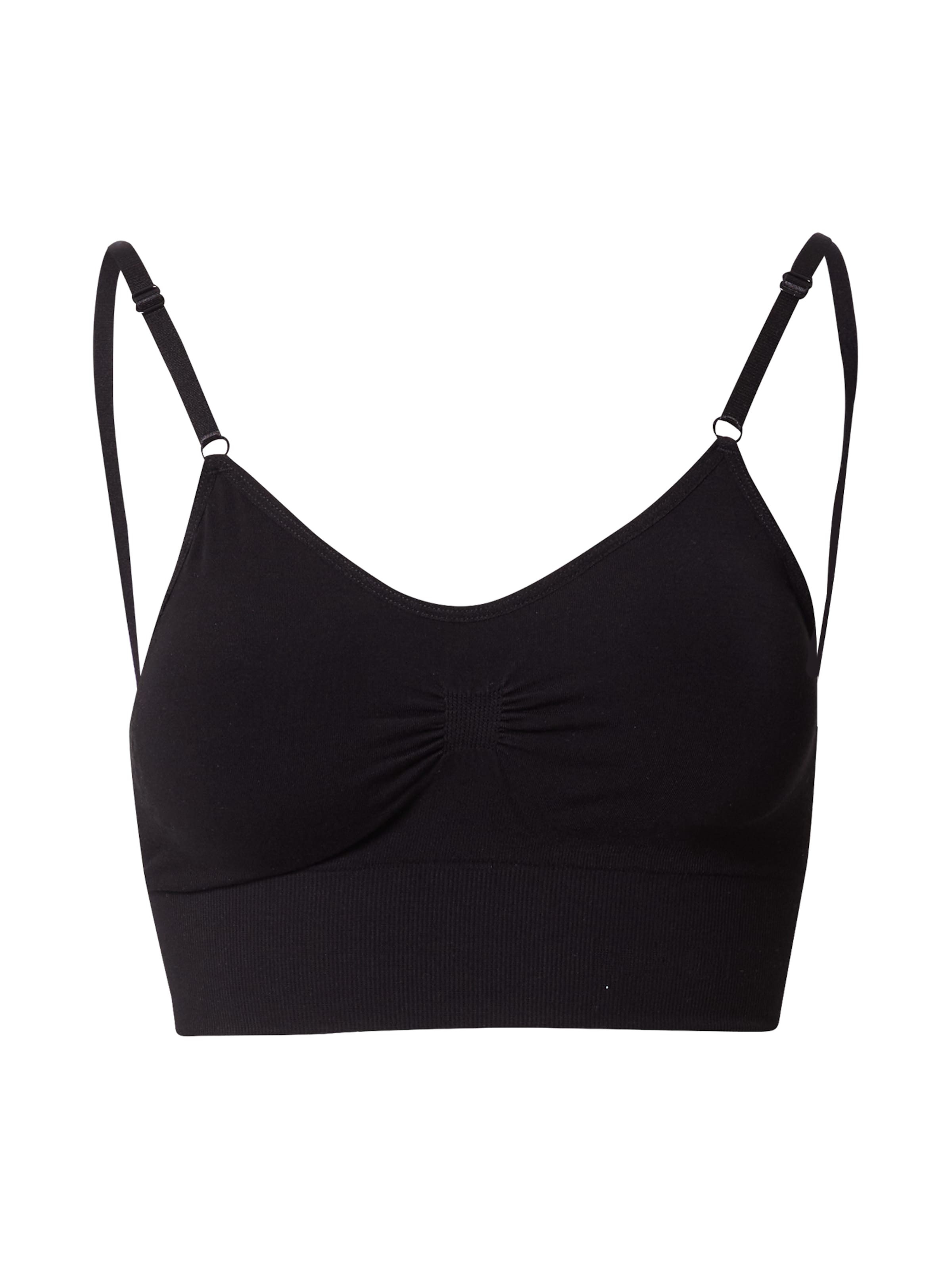 MAGIC Bodyfashion Bralette Bra in Black: front