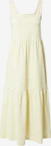 Urban Classics - Vestido de verano 'Valance' en amarillo: frente