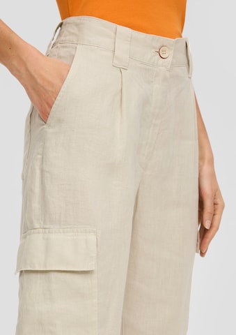 Effilé Pantalon cargo s.Oliver en beige