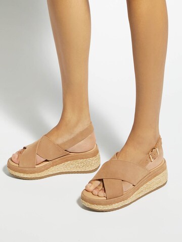 Dune LONDON Sandale in Braun