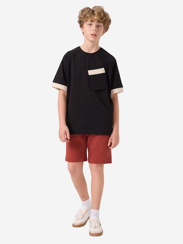 Tommy LifeHlače 'TOMMY Shorts aus Baumwollmischung' - crvena boja