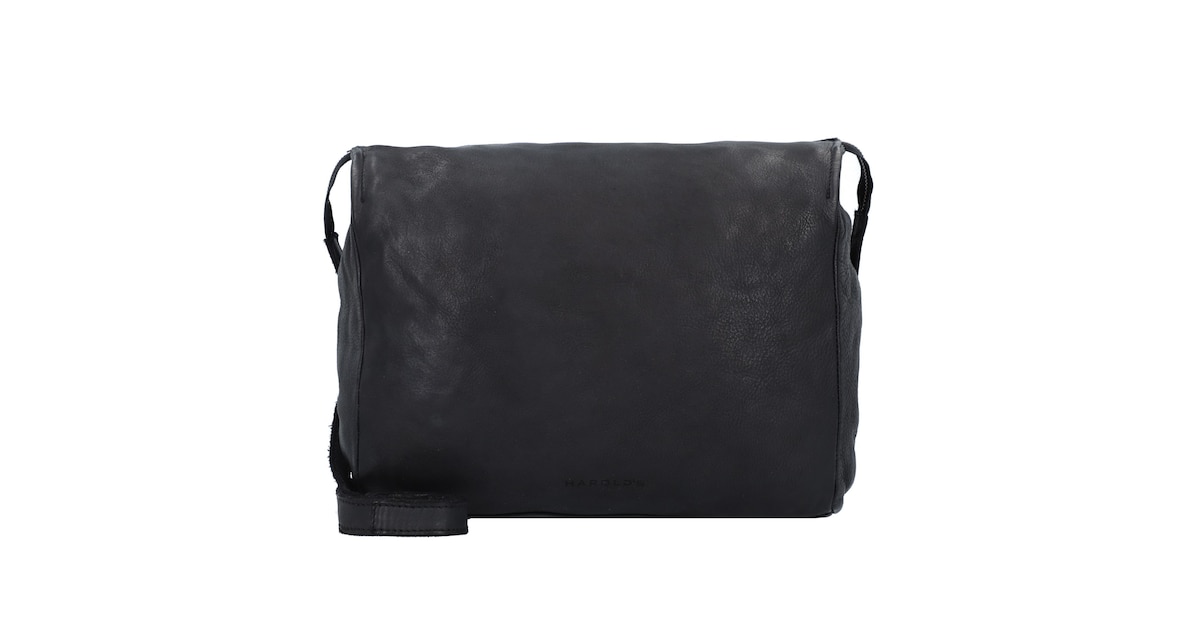 HAROLD'S Harolds Borsa a tracolla anticata, in pelle, 39 cm, colore HAROLD'S Harolds Borsa a tracolla anticata, in pelle, 39 cm, colore