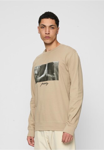 Felpa 'Pray' di MT Men in beige: frontale
