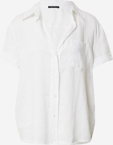 Camicia da donna di Sisley in bianco: frontale