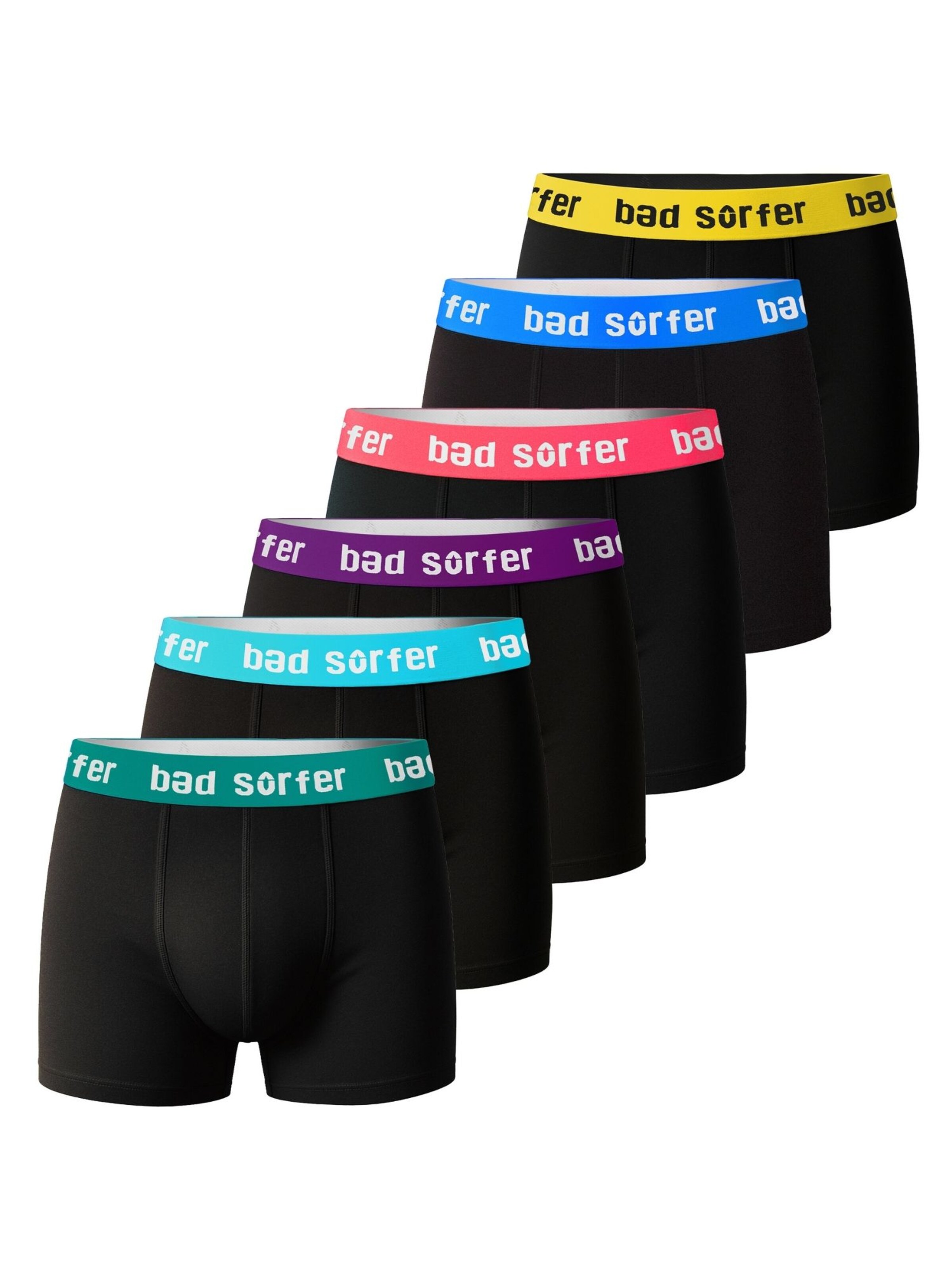 Bad Surfer Boksershorts i sort: forside