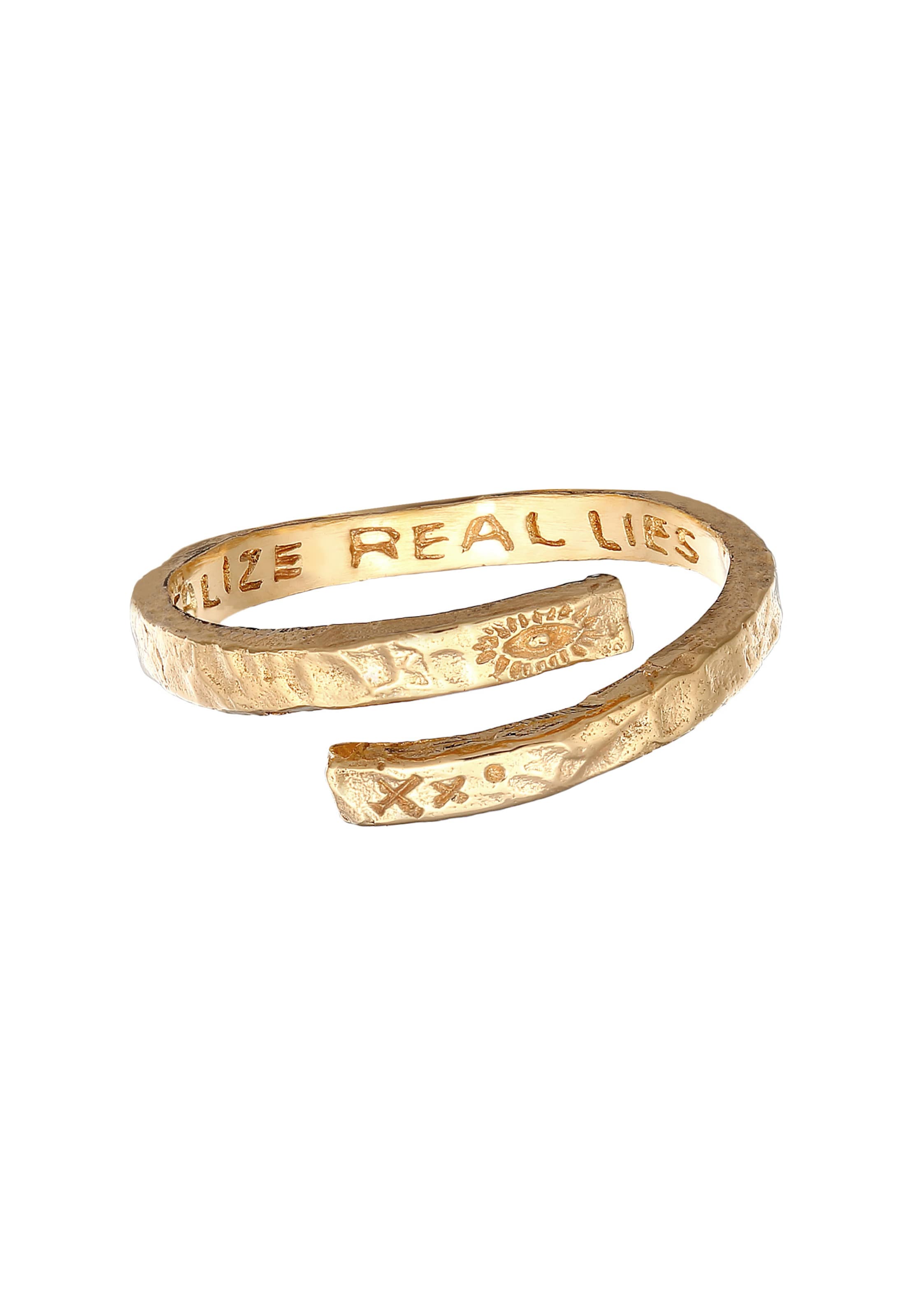 Inele 'Evil Eye' de la Haze&Glory pe auriu