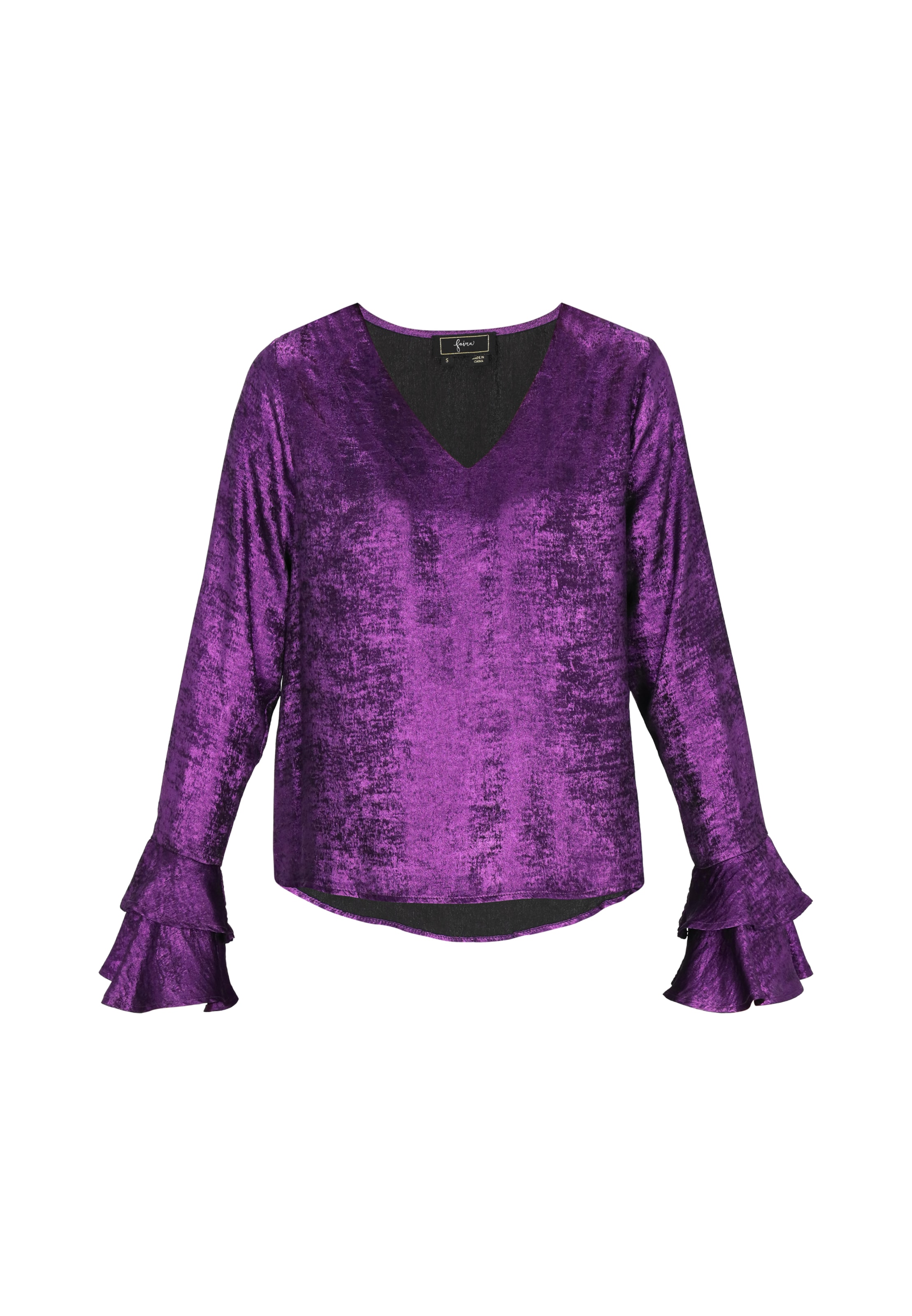 faina - Blusa en lila: frente