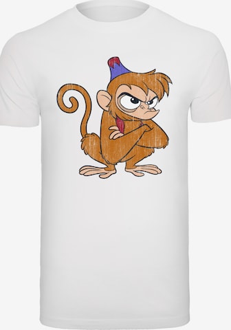 F4NT4STIC T-Shirt 'Disney Aladdin Classic Angry Abu' in Weiß: predná strana