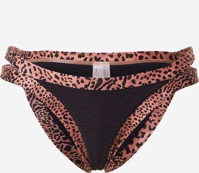 Seafolly Bikinihose in rostbraun / schwarz, Produktansicht