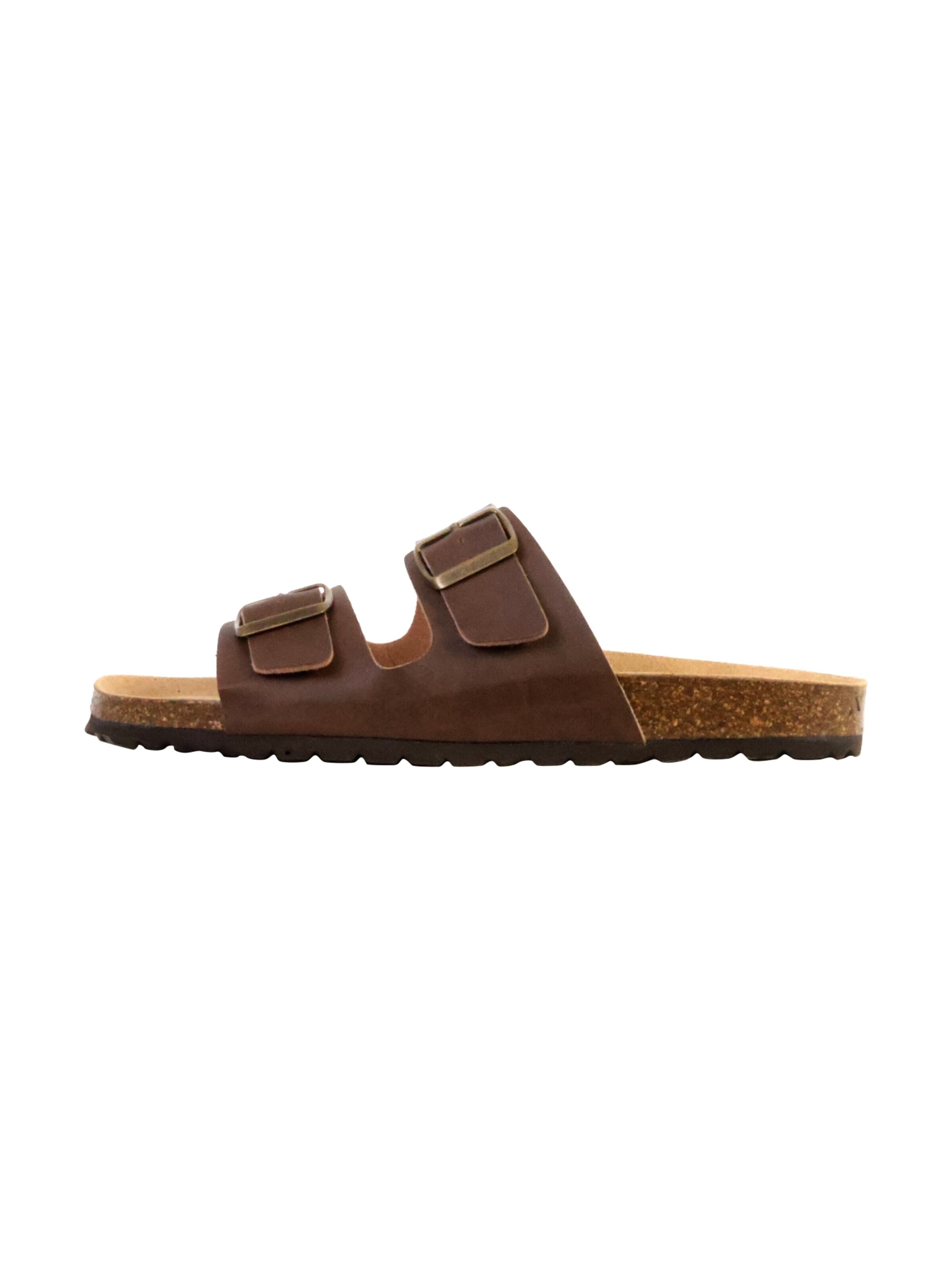 Mule 'Noga Mistral Edge Leder-Pantoletten' The Divine Factory en marron : devant