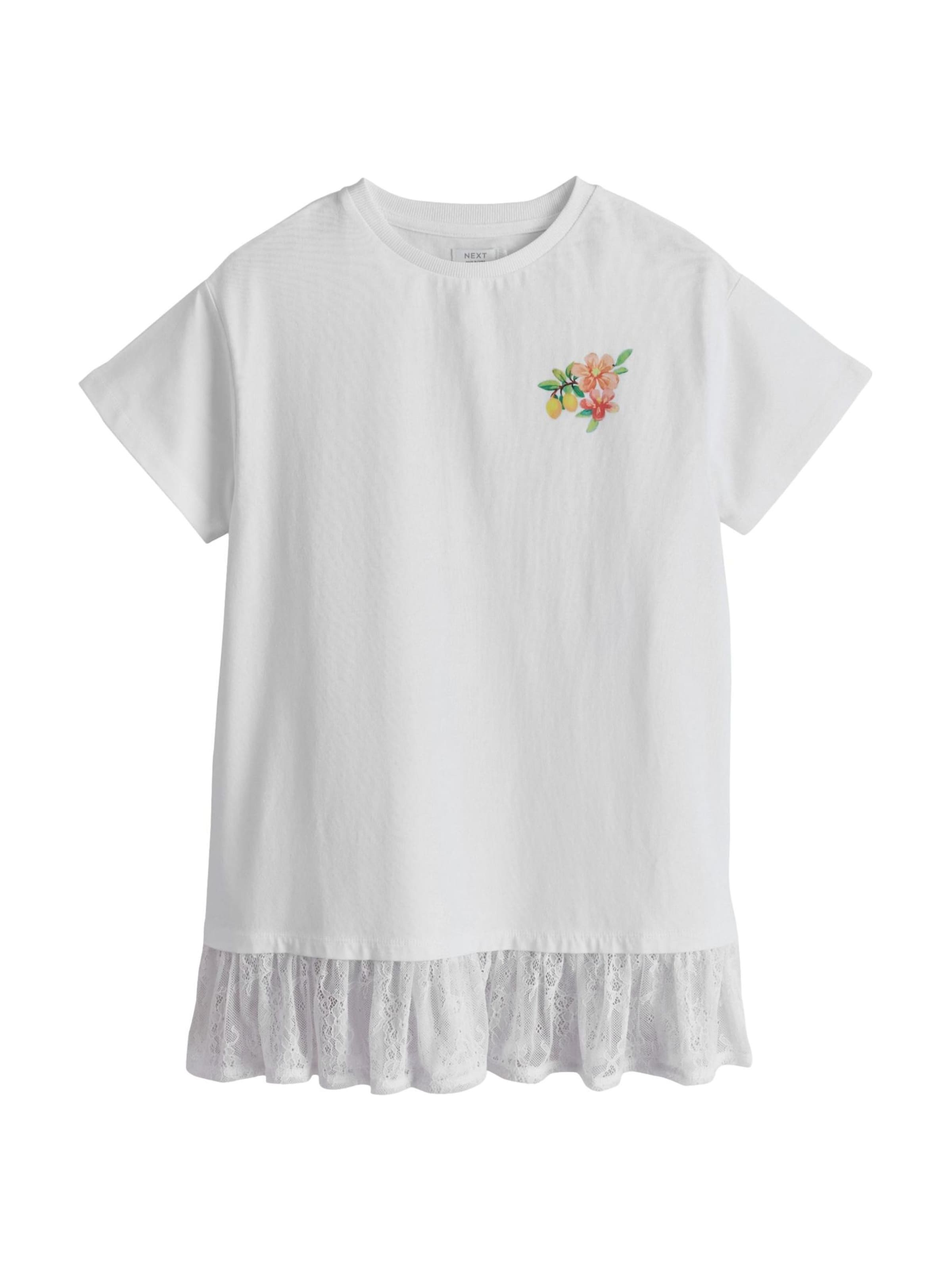 Next - Vestido en blanco: frente