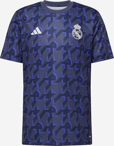 ADIDAS PERFORMANCE Maillot 'Real Madrid Pre-Match' en bleu / bleu marine / bleu fumé / blanc, Vue avec produit
