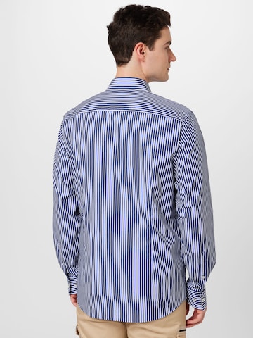 Bruun & Stengade - Ajuste estrecho Camisa 'Rangnick' en azul