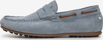 Mocassin 'De Drijver 02' Floris van Bommel en bleu : devant