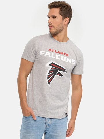 Recovered Shirt 'Falcons Core' in Grey