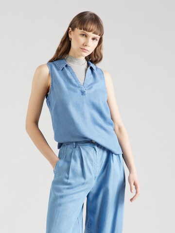 Chemisier 'Harper' VERO MODA en bleu : devant