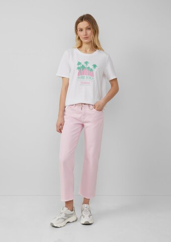 s.Oliver T-Shirt in Weiß