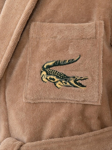 LACOSTE Long Bathrobe 'LRENE' in Brown