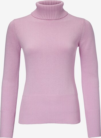 Pull-over heine en rose : devant