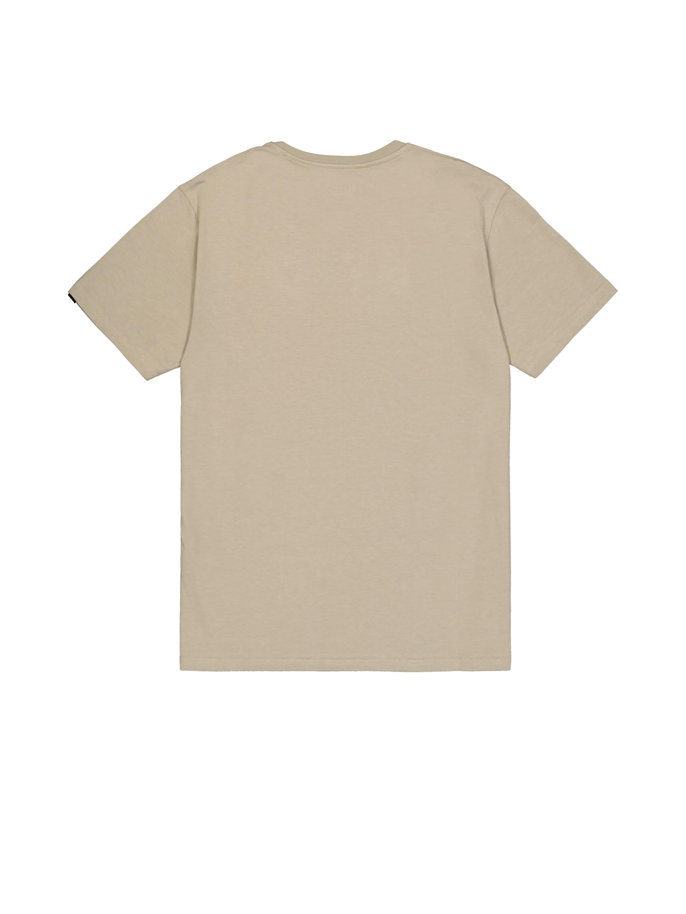 ALPHA INDUSTRIES Shirt 'Basic Mid Logo'‌‌‌‌‌‌ in Beige