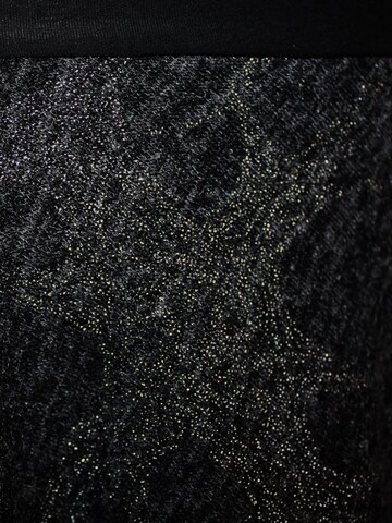 dunkle design Skirt 'Feinstrick Glitzer' in Grey