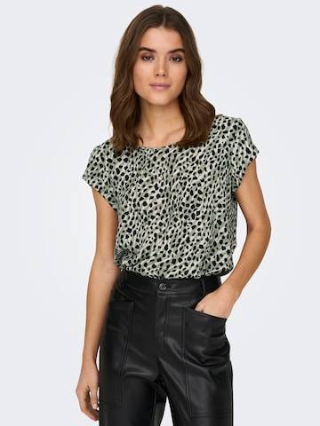 ONLY - Blusa en verde: frente