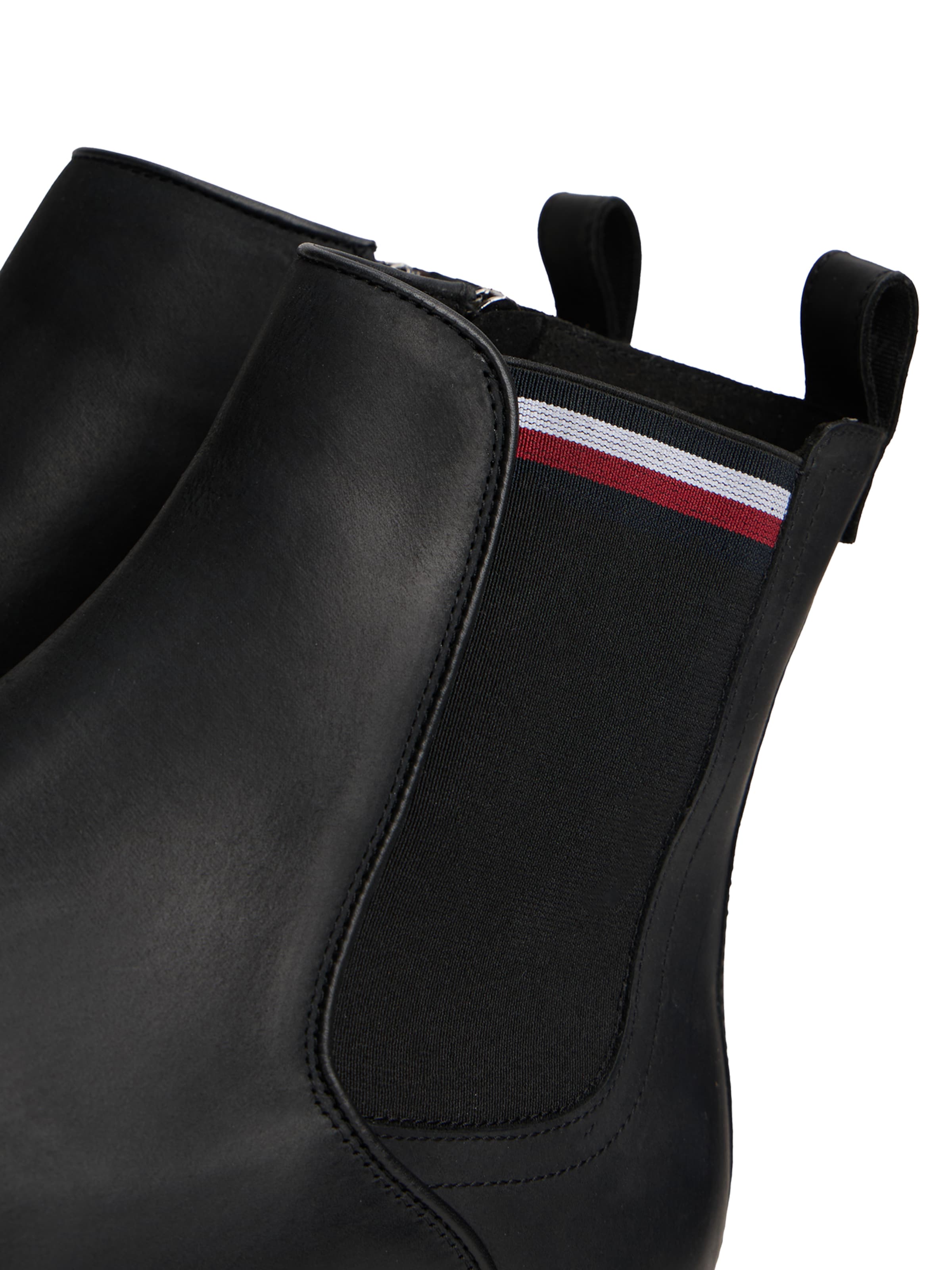 TOMMY HILFIGER Chelsea Boots in Schwarz