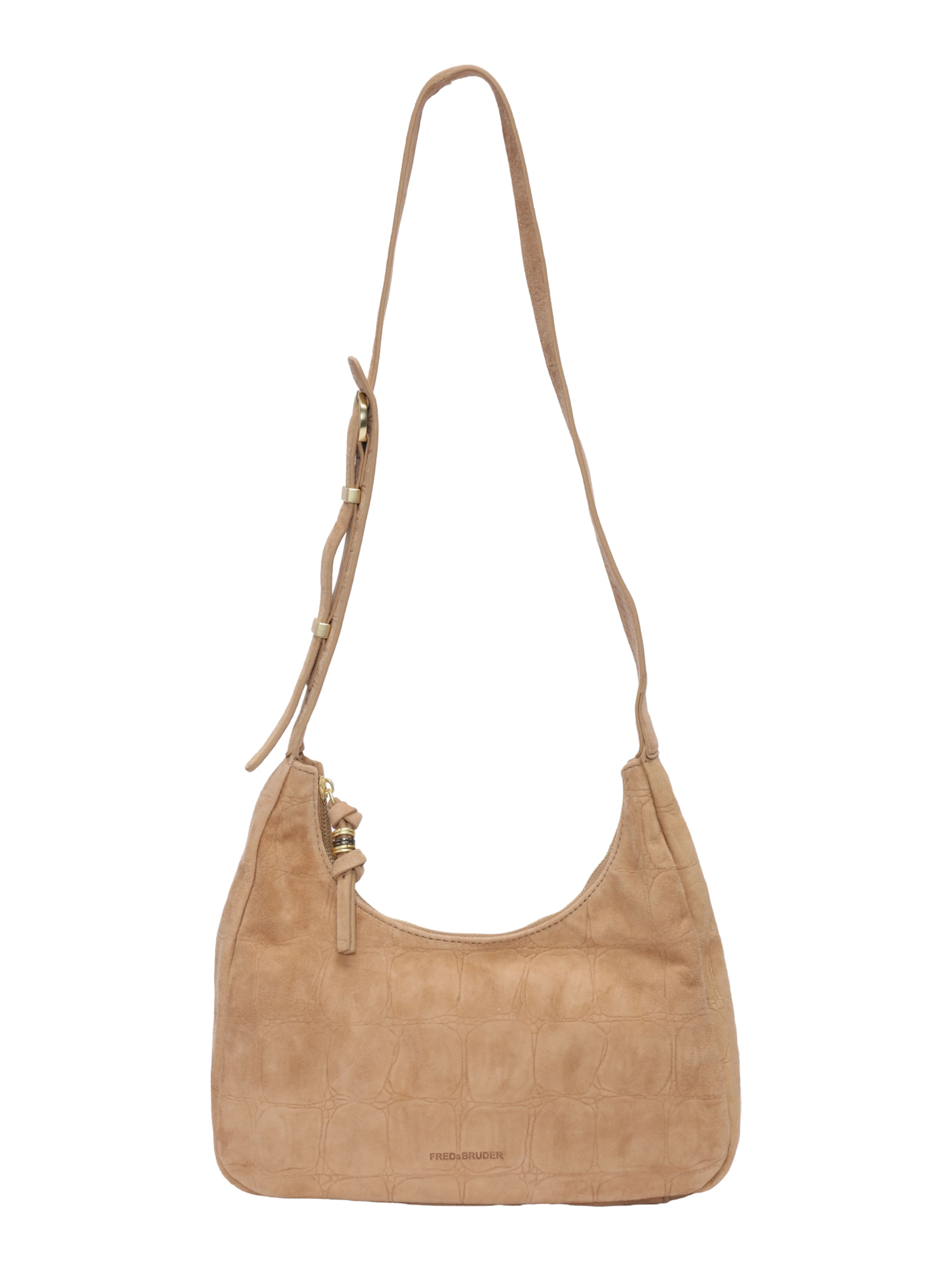 Sac à bandoulière FREDsBRUDER en beige : devant
