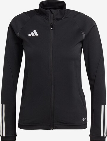 ADIDAS PERFORMANCE Athletic Jacket 'Tiro 23 Competition' in Black: front