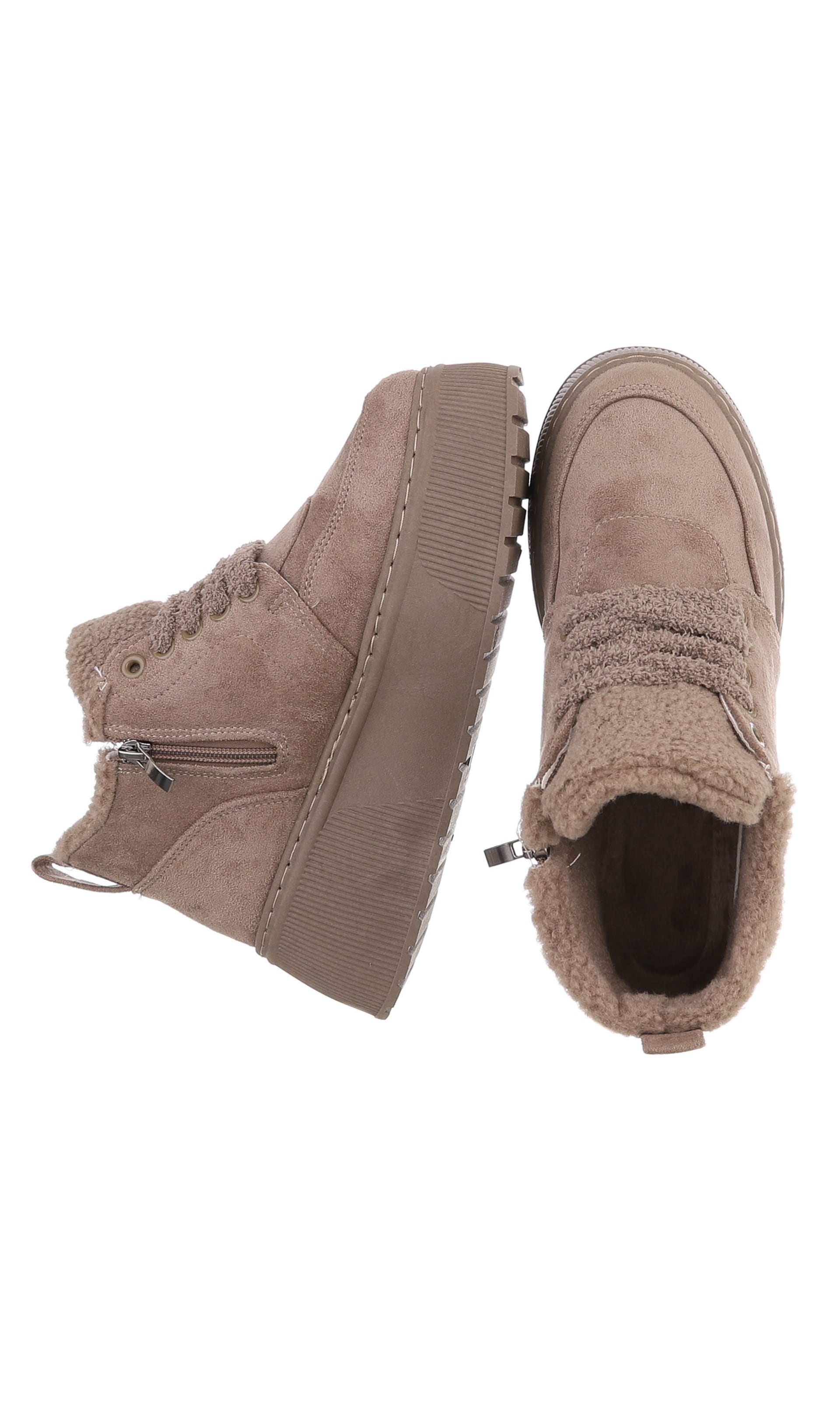 Ital-Design Stiefelette in Grau