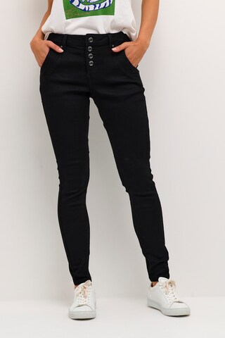 Cream Slimfit Jeans 'Sandy' in Schwarz