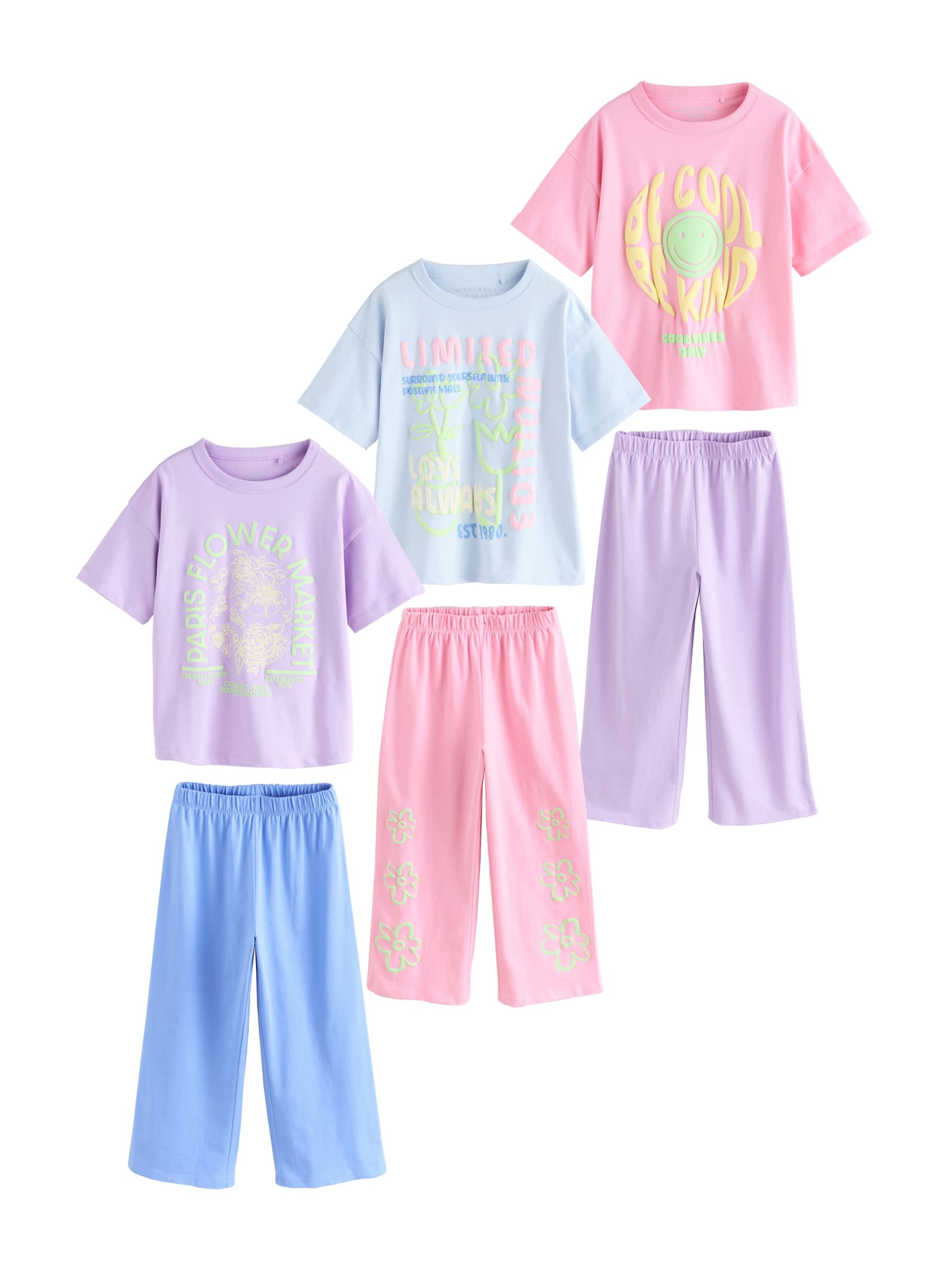 Next - Pijama en azul: frente