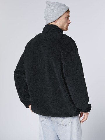 CHIEMSEE Fleecejacke in Schwarz