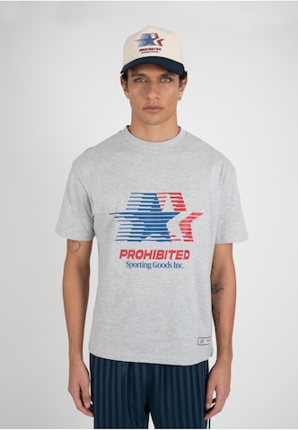 Prohibited Koszulka w kolorze szary: przód