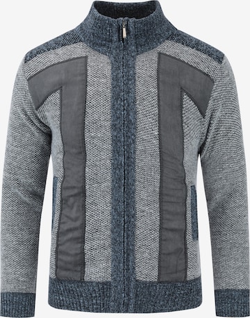 Youthup Knit Cardigan in Grey: front