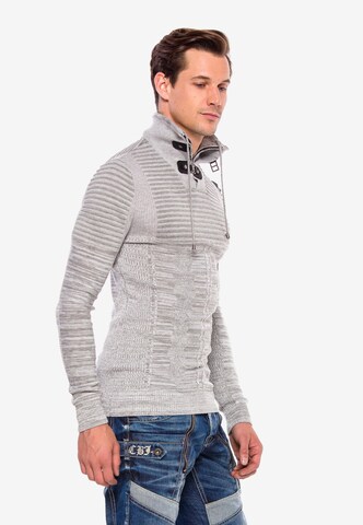 CIPO & BAXX Pullover in Grau