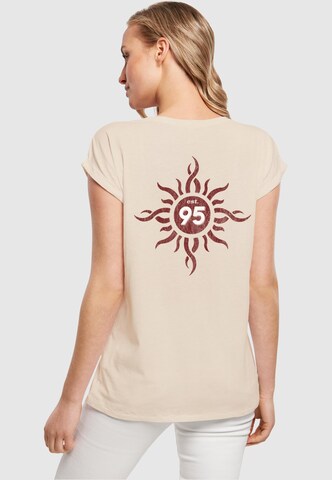 Merchcode T-Shirt 'Godsmack - Boston Made' in Beige